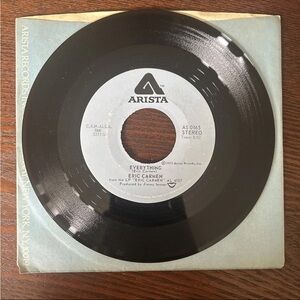 Eric Carmen Vinyl Record 7”Arista- All By Myself, Everything